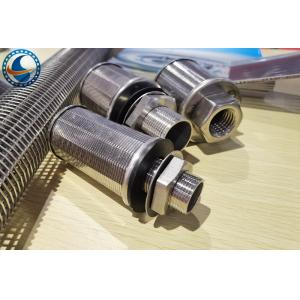 Wedge Wire Water Filter Nozzle Strainer For Water Treatments