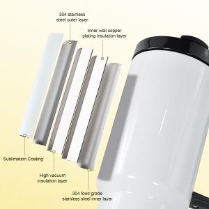 Stainless Steel Blank 40oz Sublimation Tumbler With Handle Custom Tumblers With