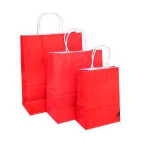 Wholesale Standard Size Paper Bags With Handles Degradable Material Simple Style from china suppliers