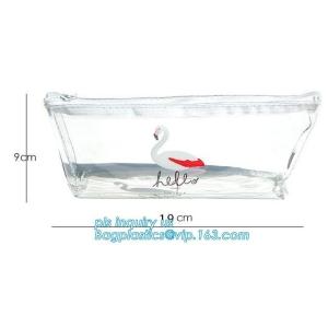 Personalized Neoprene Pencil Case, Neoprene Pencil Bag, Zipper Transparant PVC