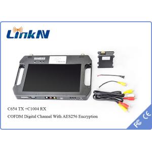 China Long Range UAV Video Link FHD COFDM Transmitter & Receiver Kit H.264 Compression Low Latency AES256 on sale