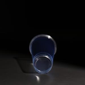 20oz Stackable PET Plastic Party Cup with Lid For Cold Coffee