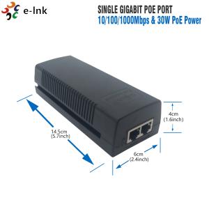 10/100M PoE Injector IEEE802.3af 15.4W