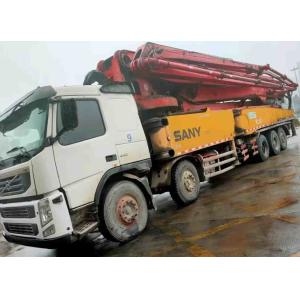 Sany 62 meter Used Concrete Pump With Volvo Chassis Model 2013