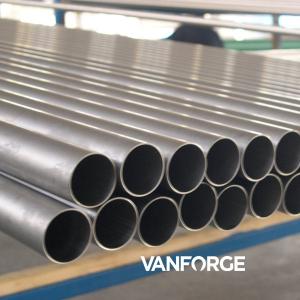 Round ASTM B338 Gr5 Seamless Titanium Alloy Products Customized OD Sizes Walls