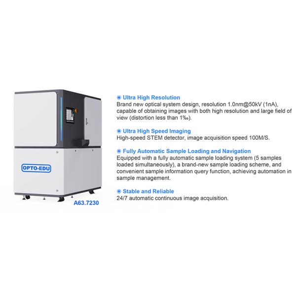OPTO-EDU A63.7230 Scanning Transmission Electron Microscope STEM 50KV 800000x