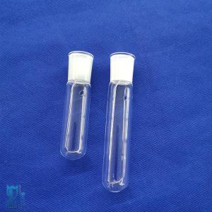 Customized Clear Round Bottom End Quartz Test Tube For Laboratory