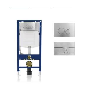 Dual Flush Wall Hung Toilet Concealed Cistern For Bathroom