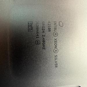 Intel Xeon Processor 4210R Ten Core 2.4GHz CPU Dual Server Processor