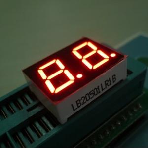 Dual Digit 7 Segment Numeric Display Various Colours Continuous Uniform Segments