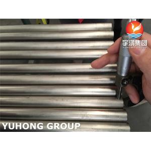 Pure Ti Titanium ASTM B338 GR2,GR.7 GR.9 Titanium Alloy Tubes For Heat Exchanger