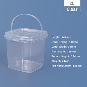 Custom Printed Candy Popcorn Cookie Plastic Bucket with Lid