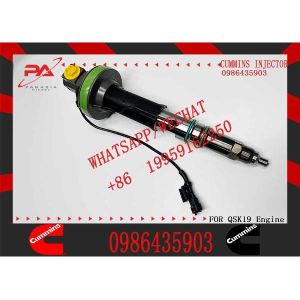 Fuel Injector 0986435903 For Cummins QSK19 QSK38 QSK60