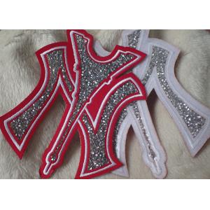 China Iron On Backing Stone Custom Embroidered Patches With Handmade on sale