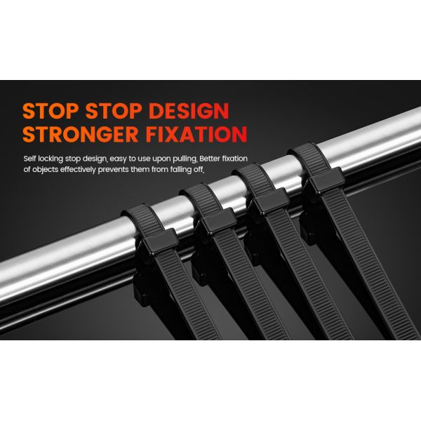 Adjustable Adhesive Backed Cable Tie Mount Nylon Material For Industrial