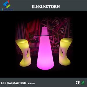 high top RGB lighting bar furniture led cocktail table
