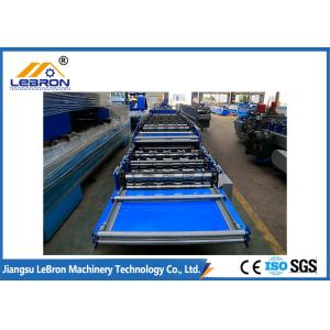 0.8mm Corrugated Sheet Double Layer Roll Forming Machine AC Motor Driven