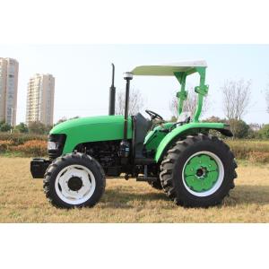 Red 4WD Agriculture Farm Tractors With 3 Point Suspension And Double Stage