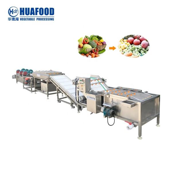 Fruit Vegetable Washing Processing Line Salad Washing Machine Semi Auto Apple