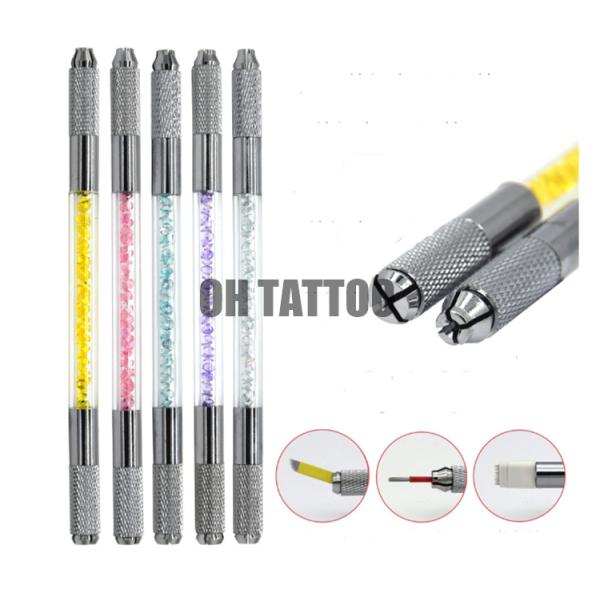 Double Headed Semi Permanent Makeup Manual Pen For Microblading