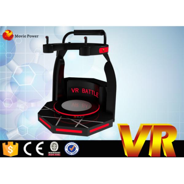 Interactive Standing Up 9D VR Cinema Simulator 360 Degree Virtual Reality Equipment
