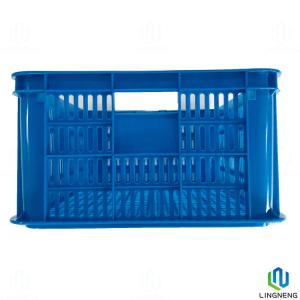 Durable Agricultural Plastic Fruit And Vegetable Crates Customized Logo