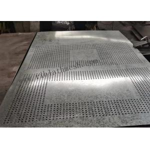 2m Length Galvanized Perforated Metal Mesh 60 Degree Angle Pattern