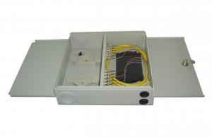 Wholesale Gray ODF 12C Indoor Fiber Optic Wall Mount Termination Box XDK from china suppliers