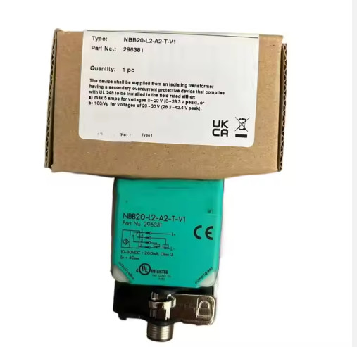 Pepperl+Fuchs NBB20-U1-A2-T-V1 Inductive Sensor | 20mm, 10-30V DC, IP69K, M30,