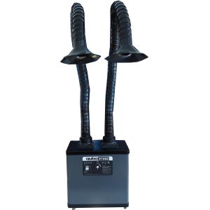 200W Double Suction Ducting 150 M³/H*2 Fume Extractor With Hepa Filter