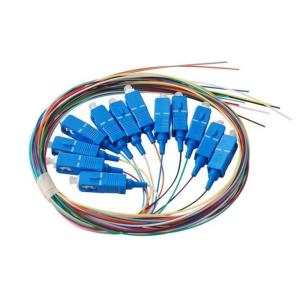 FTTH SC UPC Simplex Colorful Fiber LSZH/PVC Singlemode SM 12cores Fiber Optic