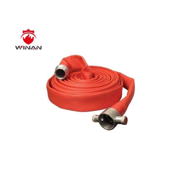 Quality 2.5 Inch Canvas Fire Hose Reel Hose Fire Fighting Double Layer Custom Made for sale