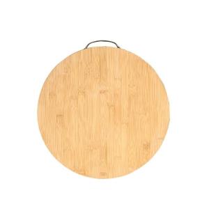 Wholesale Eco Friendly 5pcs Bamboo Round Chopping Board With Iron Handle from china suppliers