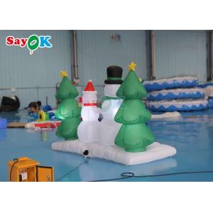 Large Outdoor Lighting Snowman Santa Blow Up Christmas Tree Inflatables Yard