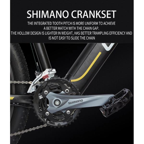 Customized Logo 500W 48V 27.5 GPS Electric Mountain Bike With Calories Calculating