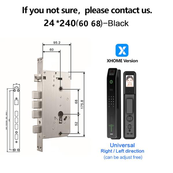 3D Face Recognition Smart Camera Door Lock Biometric With Tuya App