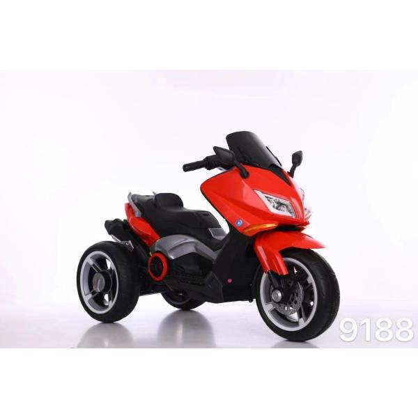 12V Kids Electric Car Battery Powered Ride On Toy Police Car With Remote Control Rose Red