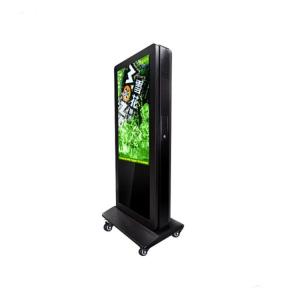 10 Point Touch Outdoor Digital Advertising Screens , Parks Freestanding Digital
