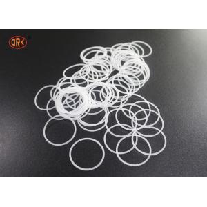 China FDA Food Grade White / Transparent Silicone 70 O Rings on sale