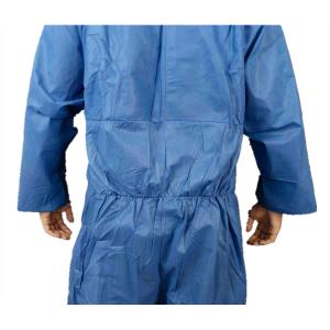 Category III Type 5/6 SMMS Chemical Protective Coverall With Elasticated Waist