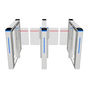 Swing Speed Gate Turnstile Anti Crush Optical Face Recognition Turnstiles