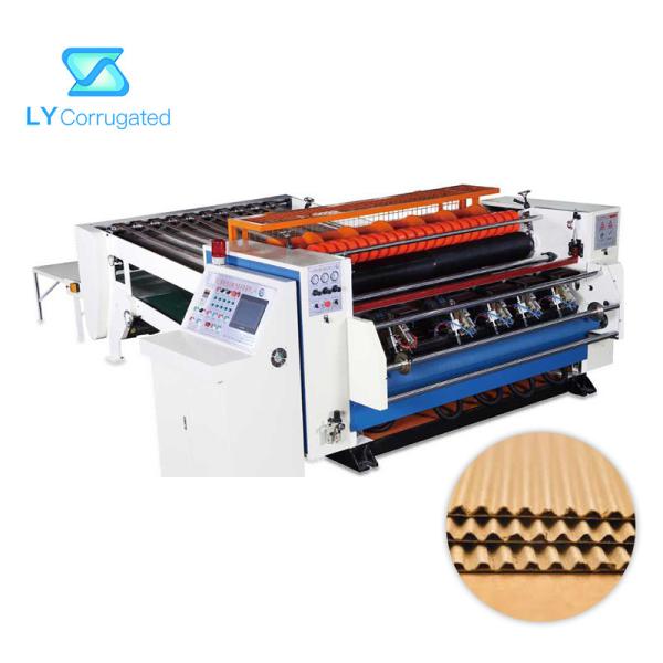 2 Ply Corrugated Cardboard Machine Vertical Horizontal All In One Cutting