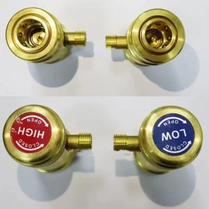 R744 Quick Coupler for Refrigerant Charging in Industrial Refrigeration