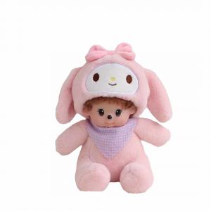 China Anti Fading Dirt Resistant 20cm Hooded Plush Doll Toy on sale