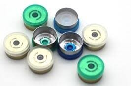 20mm Molded Glass Bottle Aluminium Plastic Cap In Different Size