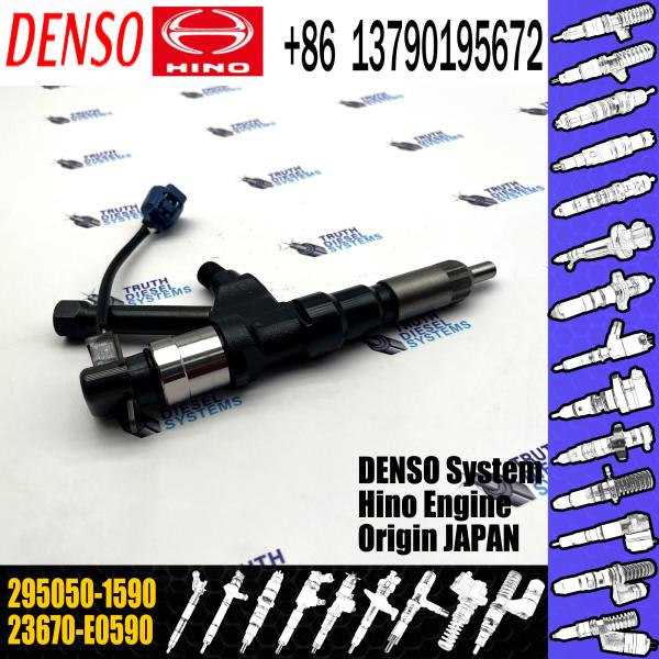 Quality New Diesel Common Rail Fuel Injector 23670-E0590 295050-1590 For HINO P11C Engine for sale