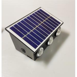 100lm UP Down Solar Outside Wall Lights Wall Mounting Colorful With Lithium