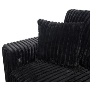 U-Shaped Sectional Sleeper Sofa with Pull Out Bed and Storage Chaise Lounge and