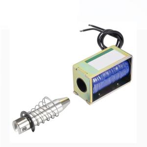 Open Frame Linear Motion Push Pull Solenoid Electromagnet DC12V 24V