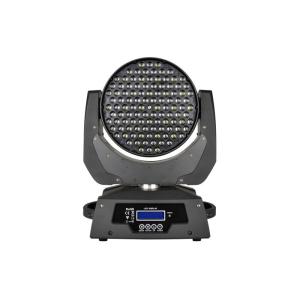 RGBW Stage Wash Lighting Dimming LED Zoom Moving Heads Master / Slave DMX 512